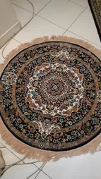 فرش ماشینی سهند کد VF19.DK زمینه سرمه ای