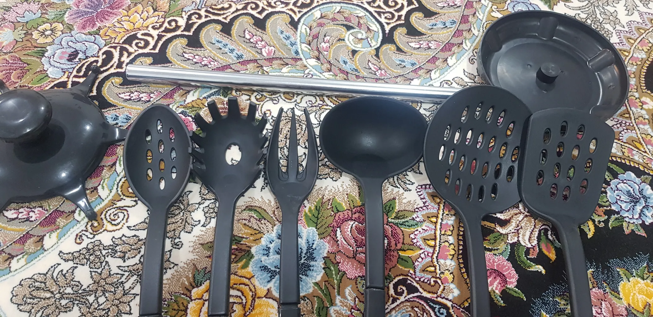 سرویس کفگیر و ملاقه 6 پارچه مدل استند دار