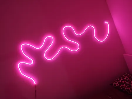 ریسه نئون فلکسی مدل 12 ولت طول 5 متر