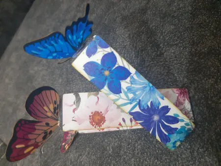 نشانگر کتاب باروچین مدل پروانه ها کد bk-19 بسته 2 عددی