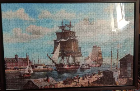 پازل 2000 تکه ایران پازل طرح بندر لیورپول