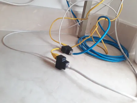 مبدل 1 به 2 RJ45 مدل RZ-12