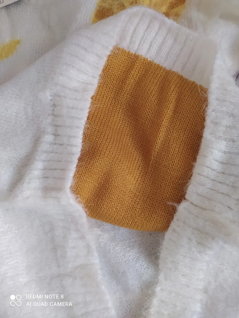 پلیور دخترانه کولزیون مدل زرافه ای