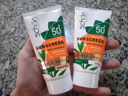 کرم ضدآفتاب شون مدل Double Shield حجم 50 میلی‌لیتر