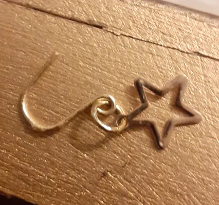 گوشواره طلا 18 عیار نیکان زر مدل GE144