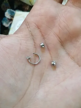 پیرسینگ پایتخت مدل PS829 گویی تک بسته دو عددی