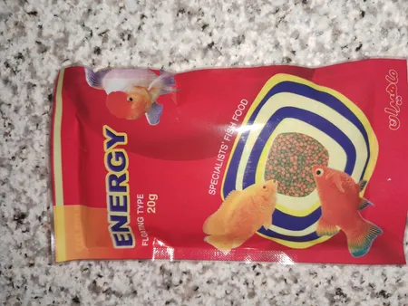 غذای خشک ماهی انرژی مدل مینی گرانول 20 گرم