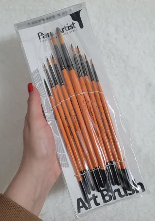 قلم مو پارس آرتیست کد 1010 گرد بسته 10 عددی