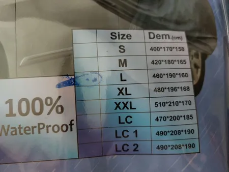 چادر خودرو ساکا مدل SO00XL مناسب برای دنا پلاس