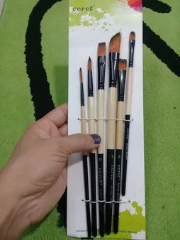 قلم مو کورات کد 2536 مجموعه 6 عددی