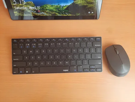 کیبورد و ماوس بی سیم رپو مدل 9000G