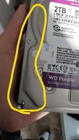 هارددیسک اینترنال وسترن دیجیتال مدل Purple WD22PURZ ظرفیت 2 ترابایت