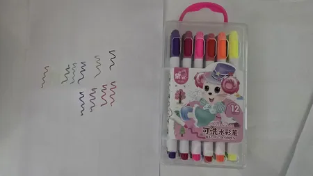 ماژیک رنگ آمیزی  12 رنگ مدل MiNi color pen  کد ZS-206