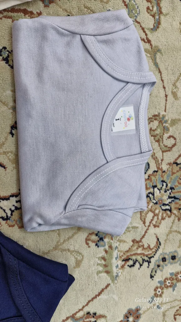 بادی آستین کوتاه نوزادی ایزی دو مدل ED044 مجموعه 4 عددی