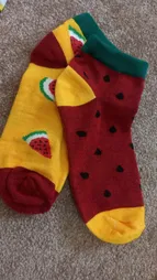 جوراب دخترانه طرح هندوانه