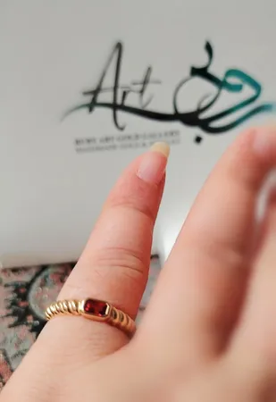 انگشتر طلا 18 عیار زنانه روبی آرت گالری مدل 326877 سایز 53