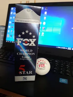 توپ پینگ پنگ فاکس کد 1002 بسته 3 عددی