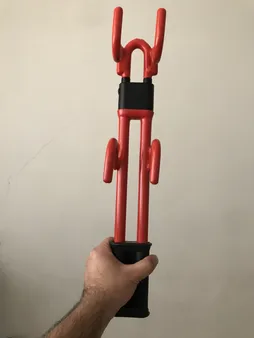 قفل فرمان دوبل دسته دار خودرو مدل 6887