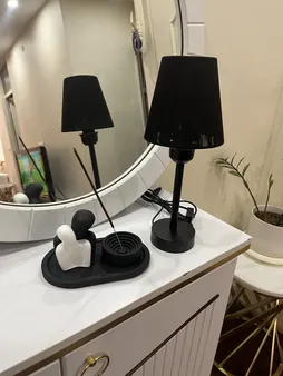 جاعودی سنگی طرح عشق مدل MD043-A مجموعه 3 عددی