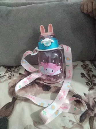 قمقمه مدل نی دار طرح کرومی گنجایش 0.5 لیتر