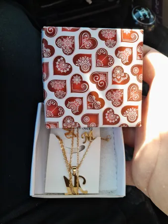 نیم ست زنانه بهارگالری طرح حرف M کد 209058