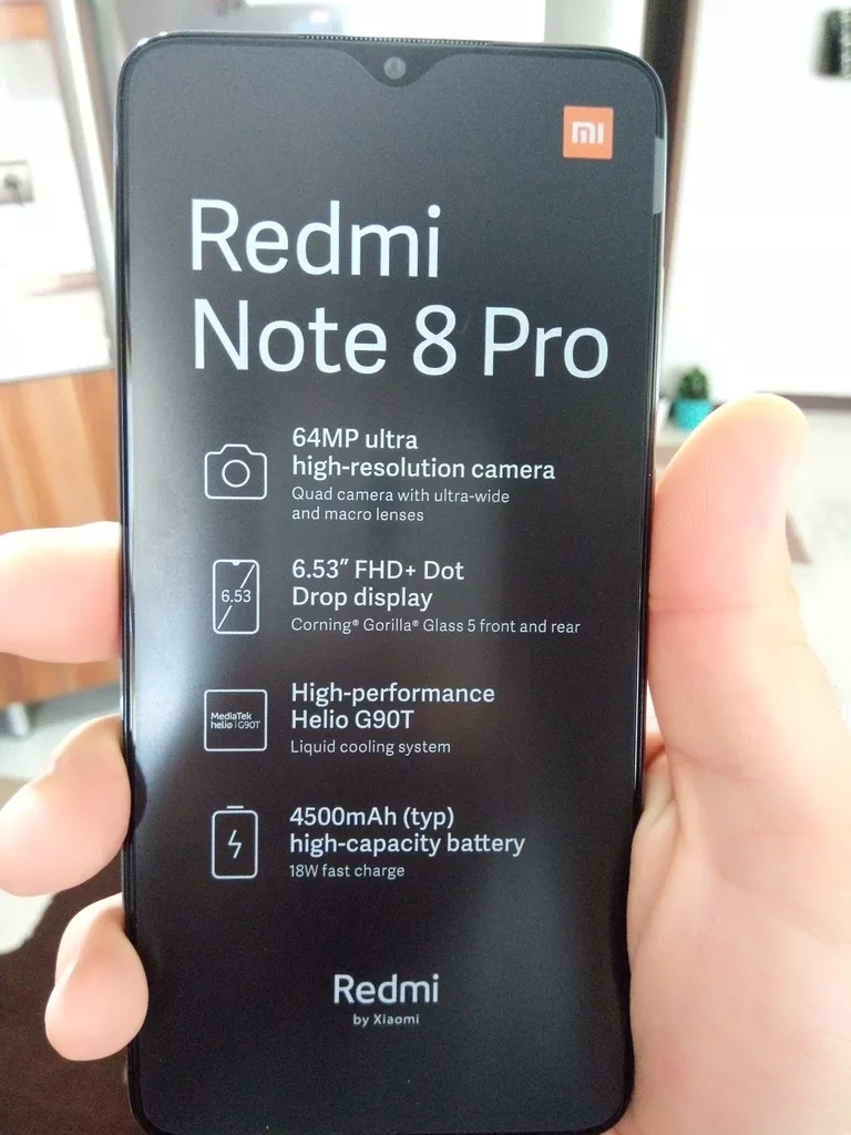گوشی موبایل شیایومی مدل Redmi Note 8 Pro m1906g7G دو سیم کارت ظرفیت 64 گیگابایت