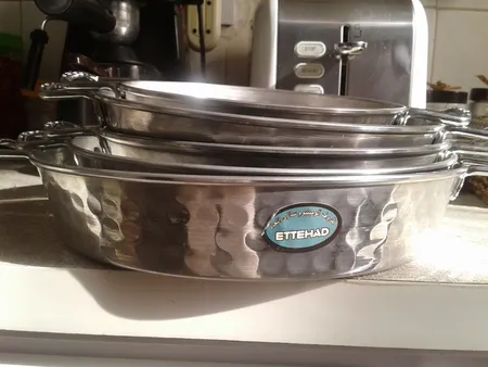 سرویس تابه 5 پارچه تاجیک مدل 1000 Glossy