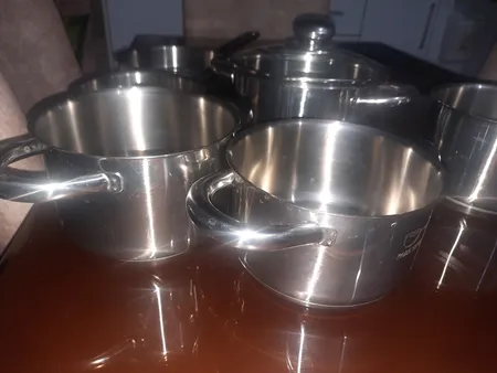 ست ظرف غذای کودک پارس استیل مدل Metal Handle
