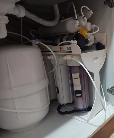 دستگاه تصفیه کننده آب آکوآ اسپرینگ مدل NF - SF4400 به همراه فیلتر تصفیه اب کد 01 مجموعه 3 عددی