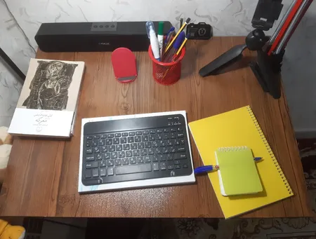 میز و صندلی تاشو تنظبم شو یاس باکس دار قهوه ای