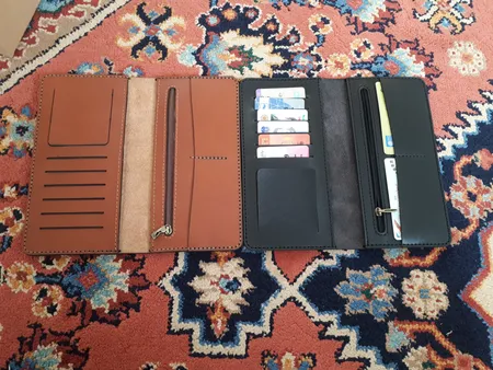 کیف پول مردانه چرم بارثاوا کد 1501b