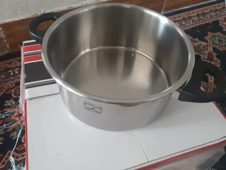 سرویس پخت و پز 8 پارچه پارس استیل مدل سه لایه کد 08