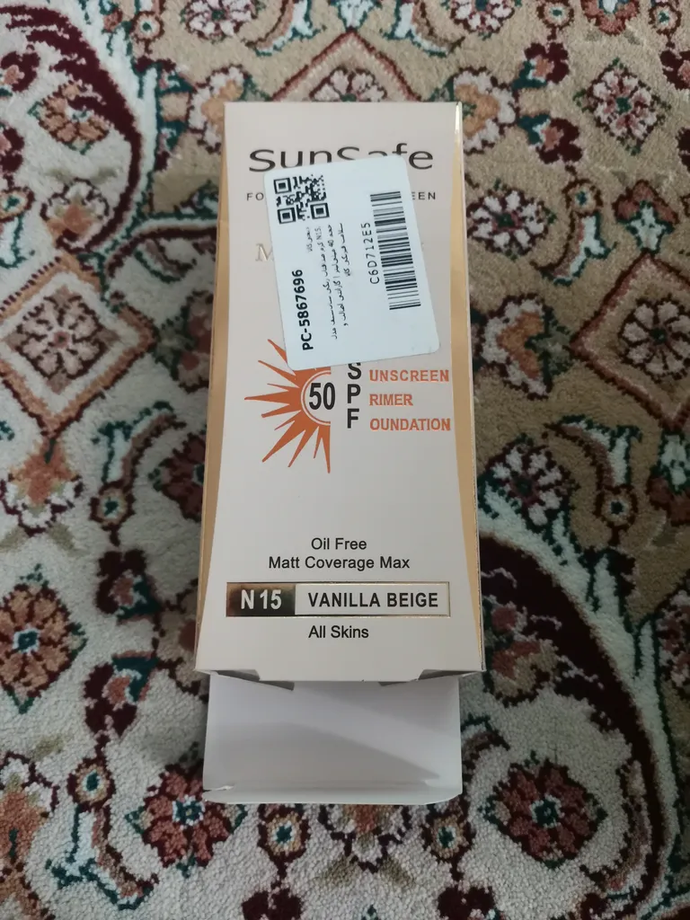 کرم ضدآفتاب رنگی سان‌سیف مدل N15، حجم 40 میلی‌لیتر