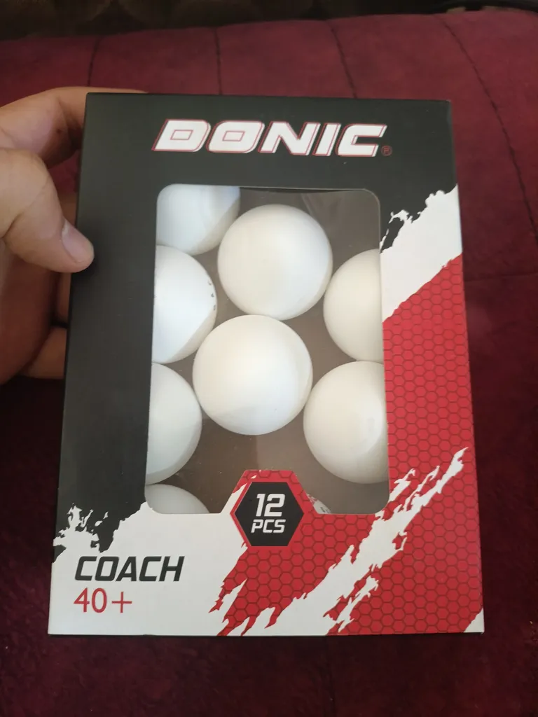 توپ پینگ پنگ دونیک مدل coach +40 بسته 12 عددی