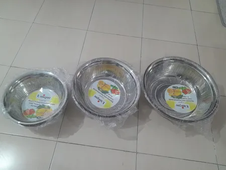 ست آبکش و لگن مدل AL303640 مجموعه 6 عددی