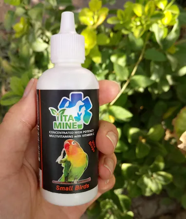 محلول مولتی ویتامین پرندگان کوچک ویتاماین مدل SMLBRD حجم 60 میلی لیتر