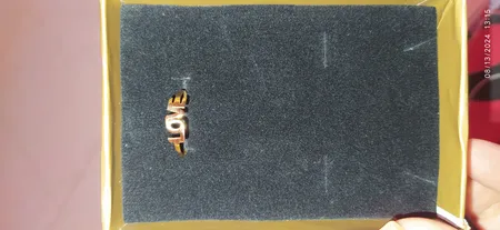 انگشتر طلا 18 عیار زنانه مایا ماهک مدل لاو کد MR0889 سایز 55