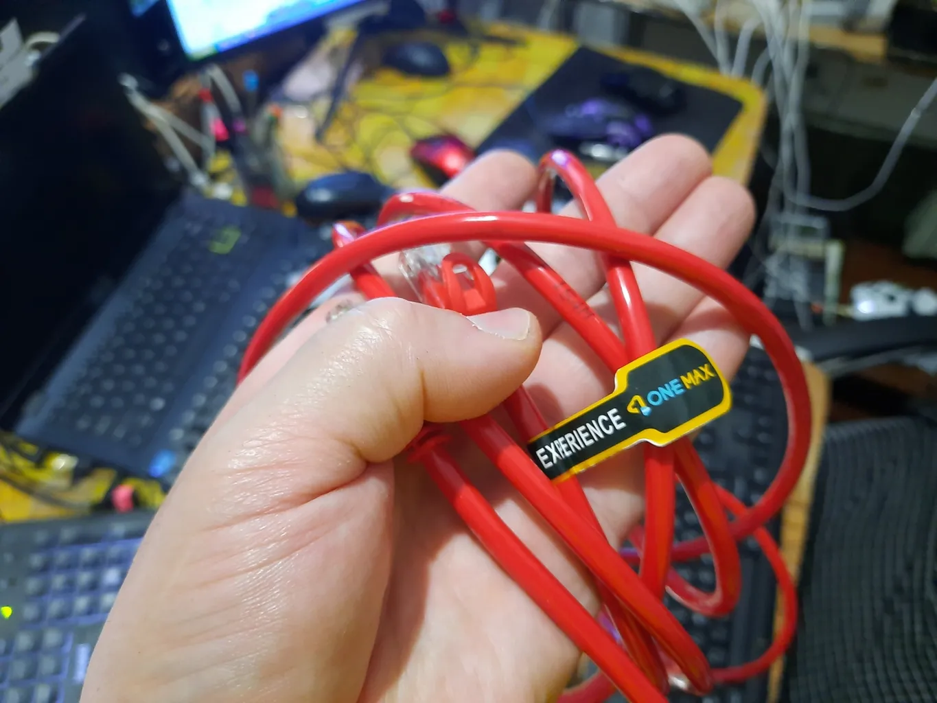 پچ کورد Cat6 وان مکس مدل سوکت دار