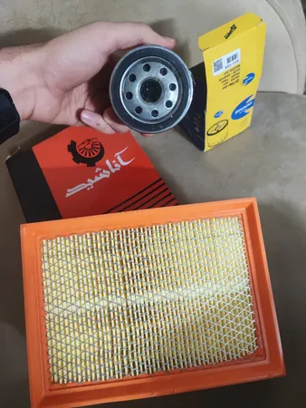 فیلتر روغن خودرو کد 114 مناسب برای پراید به همراه فیلتر هوا