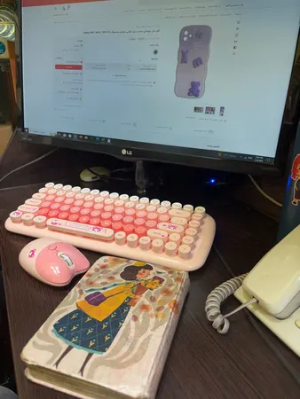 کیبورد و ماوس بی سیم مافی مدل candy fashion multicolor، سوییچ ممبران، Tenkeyless