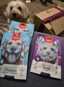 تجریه خرید تشویقی سگ ونپی مدل Duck JERKY وزن ۱۰۰گرم