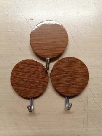 آویز حوله هوک مدل FM8 مجموعه 3 عددی