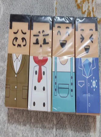 پاک کن مدل مرد کچل شو مجموعه 4 عددی