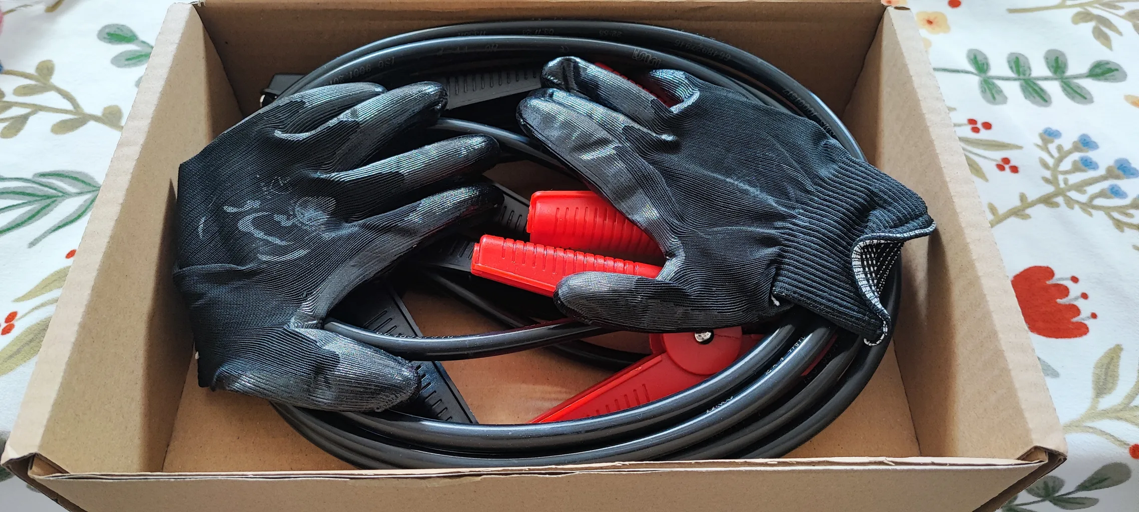 کابل اتصال باتری خودرو طاووس کابل پارسیان مدل 110 دابل پلاس اف 7