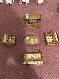 اسباب بازی اتاق پذیرایی سیلوانیان فامیلیز کد 5339