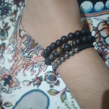 دستبند مردانه مدل دانلی کد M16 مجموعه 3 عددی تک سایز