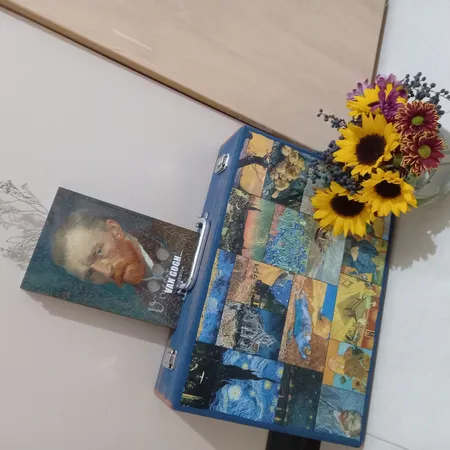 جعبه رنگ طرح آثار ماندگار نقاشی کد WBC08