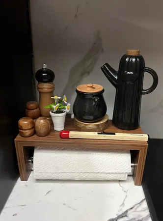 پایه رول دستمال کاغذی سایا کابینت مدل ضد آب کد S89