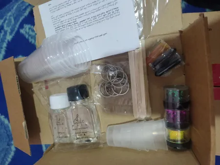 بسته کار با رزین اپوکسی فیلو باکس مدل Key Holder مجموعه 16 عددی