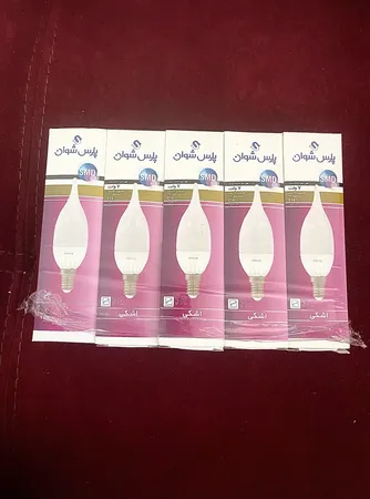 لامپ اس ام دی 7 وات پارس شوان مدل اشکی پایه E14 بسته 5 عددی